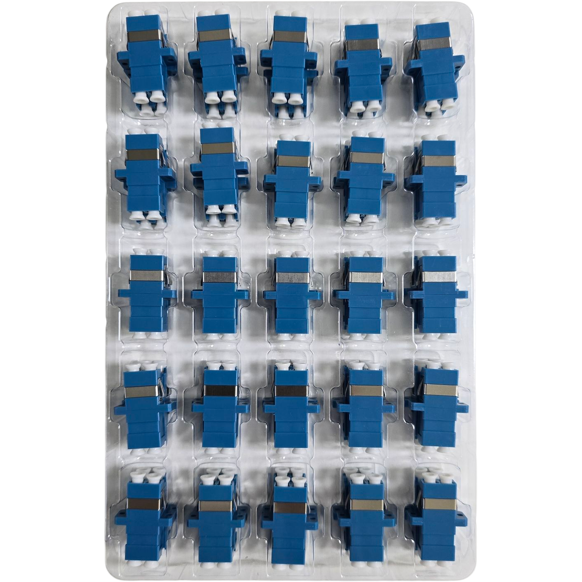 Atlantic F.O LC/UPC Single-Mode Duplex Fiber Optic Couplers, 50-Pack (CO-LDU50)