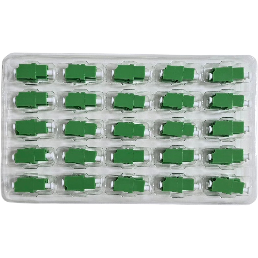 Atlantic F.O LC/APC Single-Mode Simplex Fiber Optic Couplers, 50-Pack (CO-LSA50)