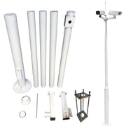 Atlantic 6M Pole for Surveillance Cameras – Heavy-Duty Steel, Weather-Resistant, Ideal for Outdoor Installations