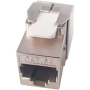 Atlantic ATKJ-6A-TL-8048S-180° CAT6A FTP Keystone Jack – 180° Toolless Shielded RJ45 Connector