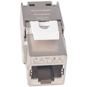 Atlantic C6-TOLS-8118S-180° CAT6 Shielded Keystone Jack – 180° Toolless STP RJ45 Connector