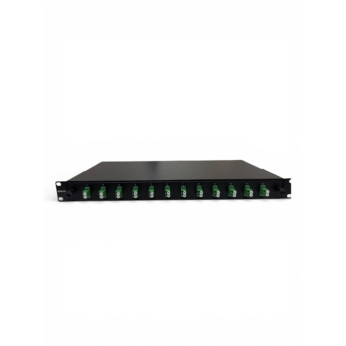 Odf Panel Components Atlantic ODF 12-Port Rack Mount Fiber Panel, LC/APC OS2 Single-Mode, D ...