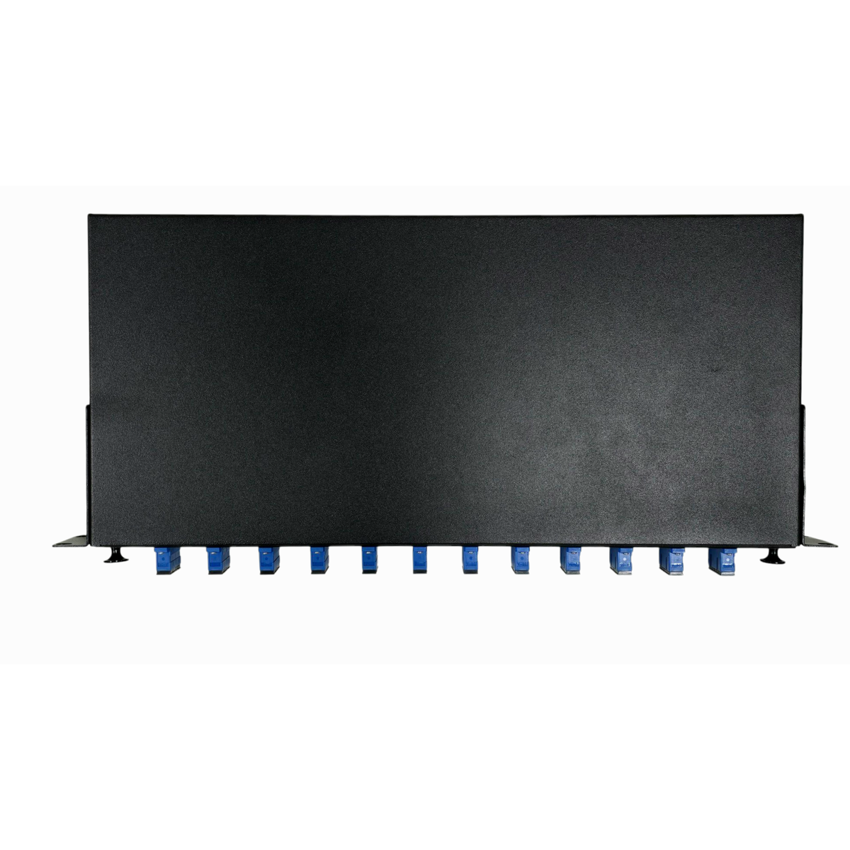 Atlantic 12-Port SC/UPC Fiber Patch Panel, Single Mode, Duplex, 1U Rackmount Design for LAN/Data Center/Telecom Applications