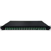 Atlantic 24-Port LC/APC SM Duplex Fiber Patch Panel – 1U Rack Mount, Singlemode, Low Reflection, For FTTH & Telecom Backbone