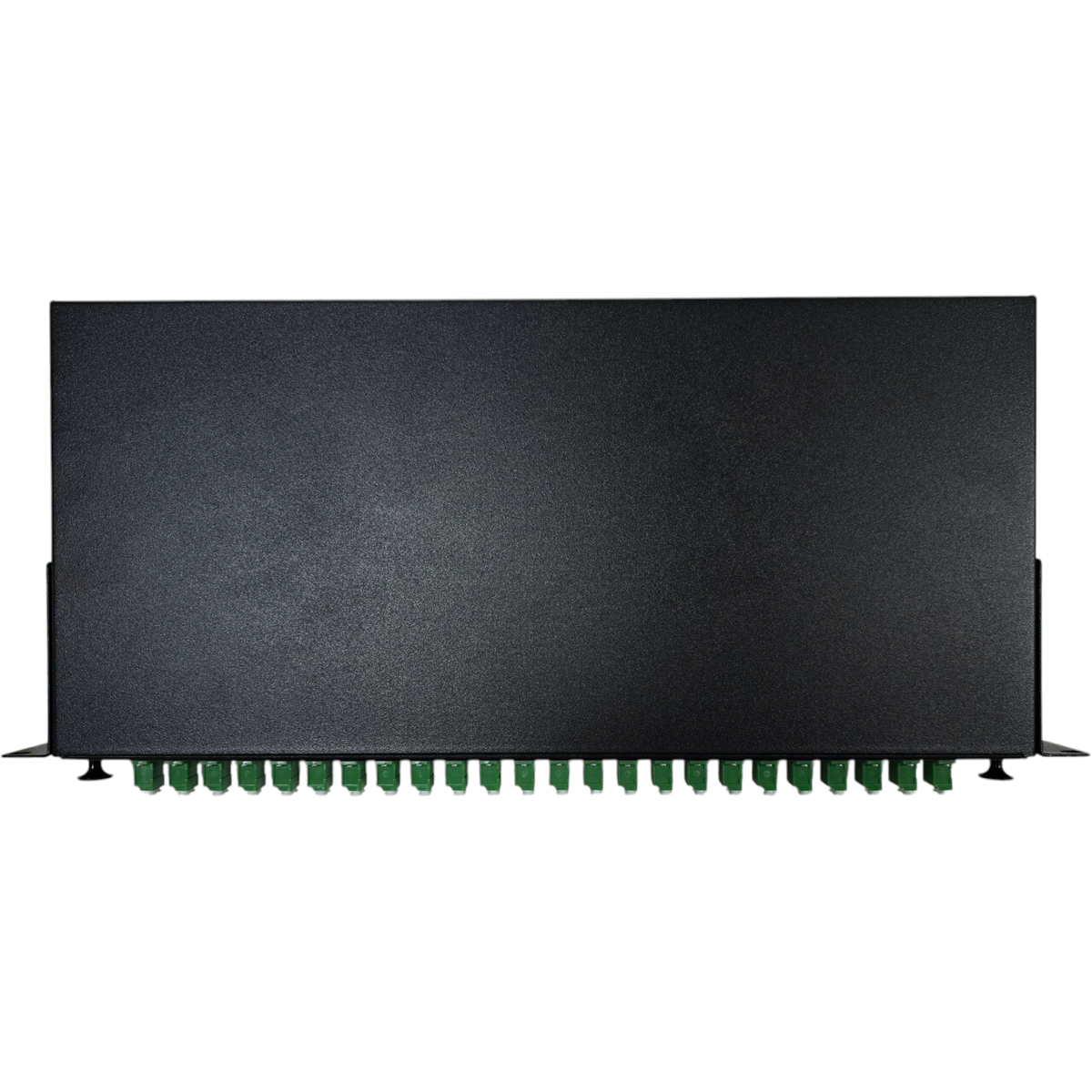 Atlantic 24-Port LC/APC SM Duplex Fiber Patch Panel – 2U Rack Mount, Singlemode, Low Reflection, For FTTH & Telecom Backbone