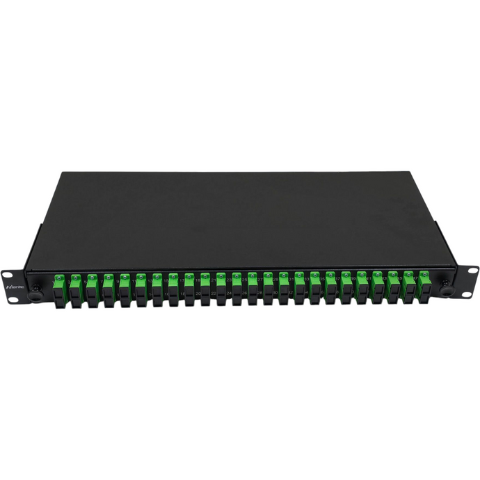 Atlantic 24-Port SC/APC SM Fiber Patch Panel – 1U Rack Mount, Duplex A ...