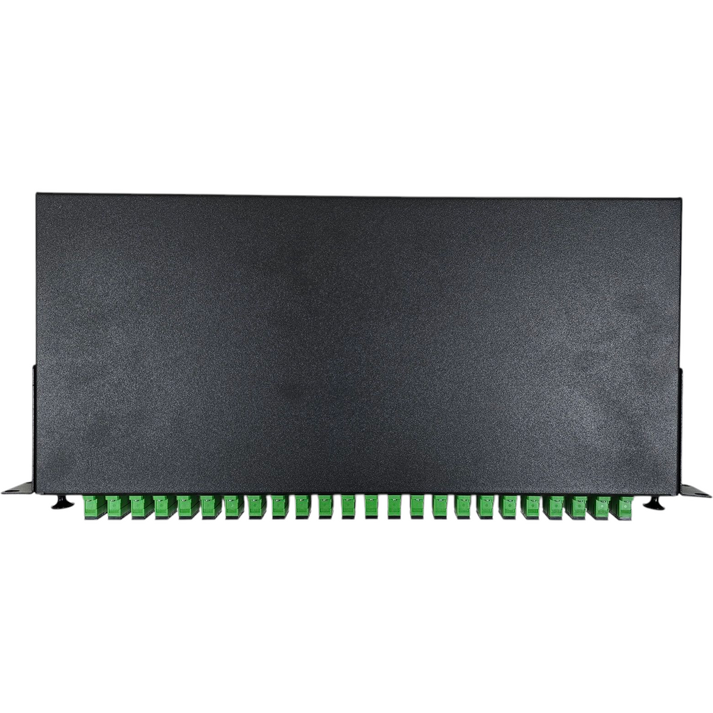 Atlantic 24-Port SC/APC SM Fiber Patch Panel – 2U Rack Mount, Duplex ...