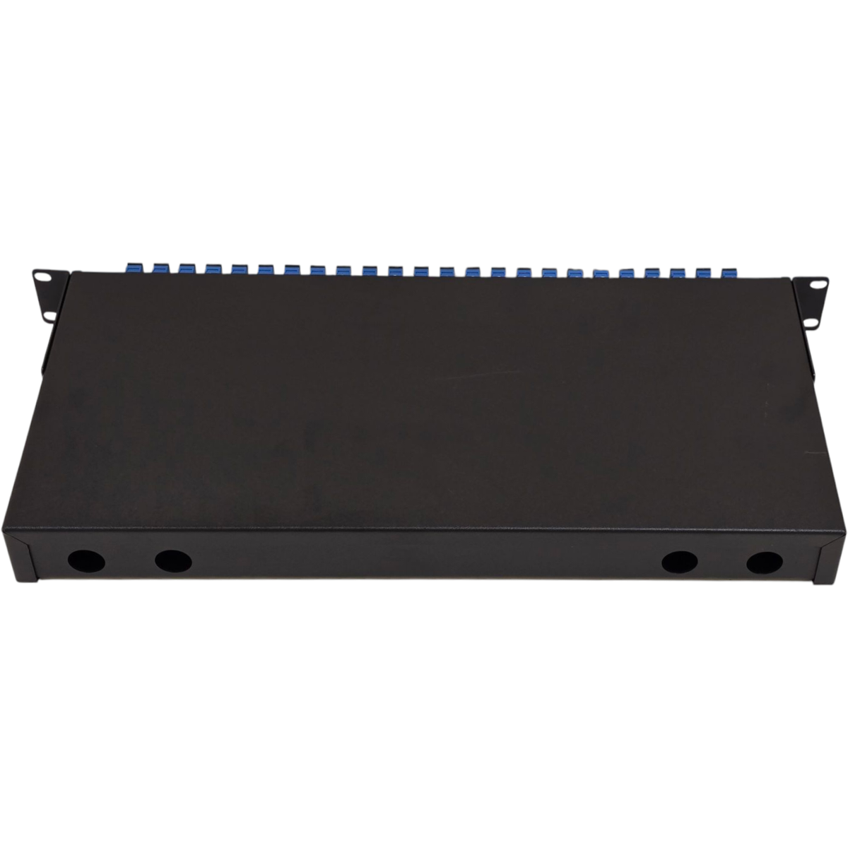 Atlantic 24-Port SC/UPC Single Mode Fiber Patch Panel, 2U Rackmount, Duplex Adapter – For LAN, Data Centers, Telecom Applications