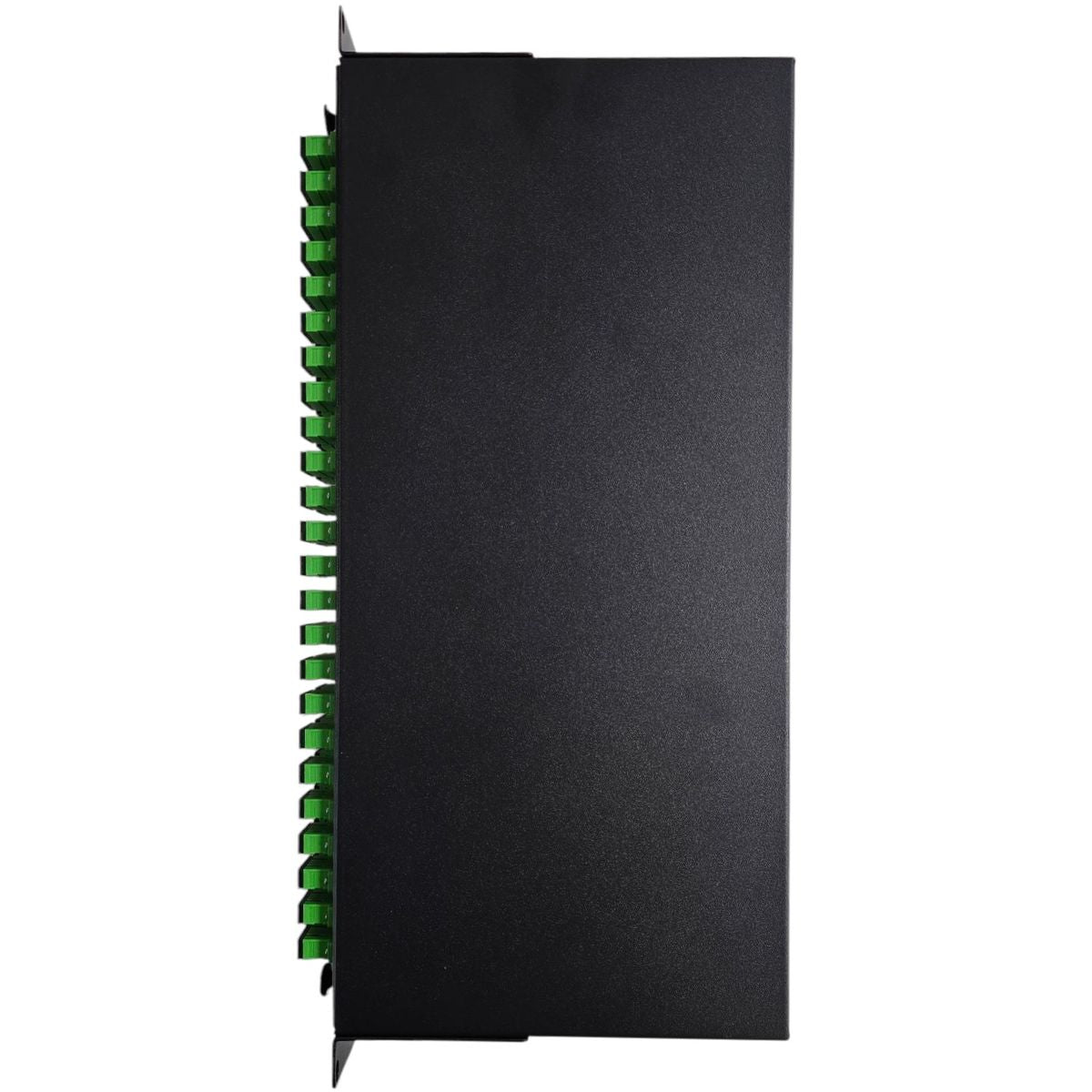 Atlantic ODF 48-Port Rack Mount Fiber Panel, SC/APC OS2 Single-Mode, Duplex Adapters, 2U Optical Distribution Frame