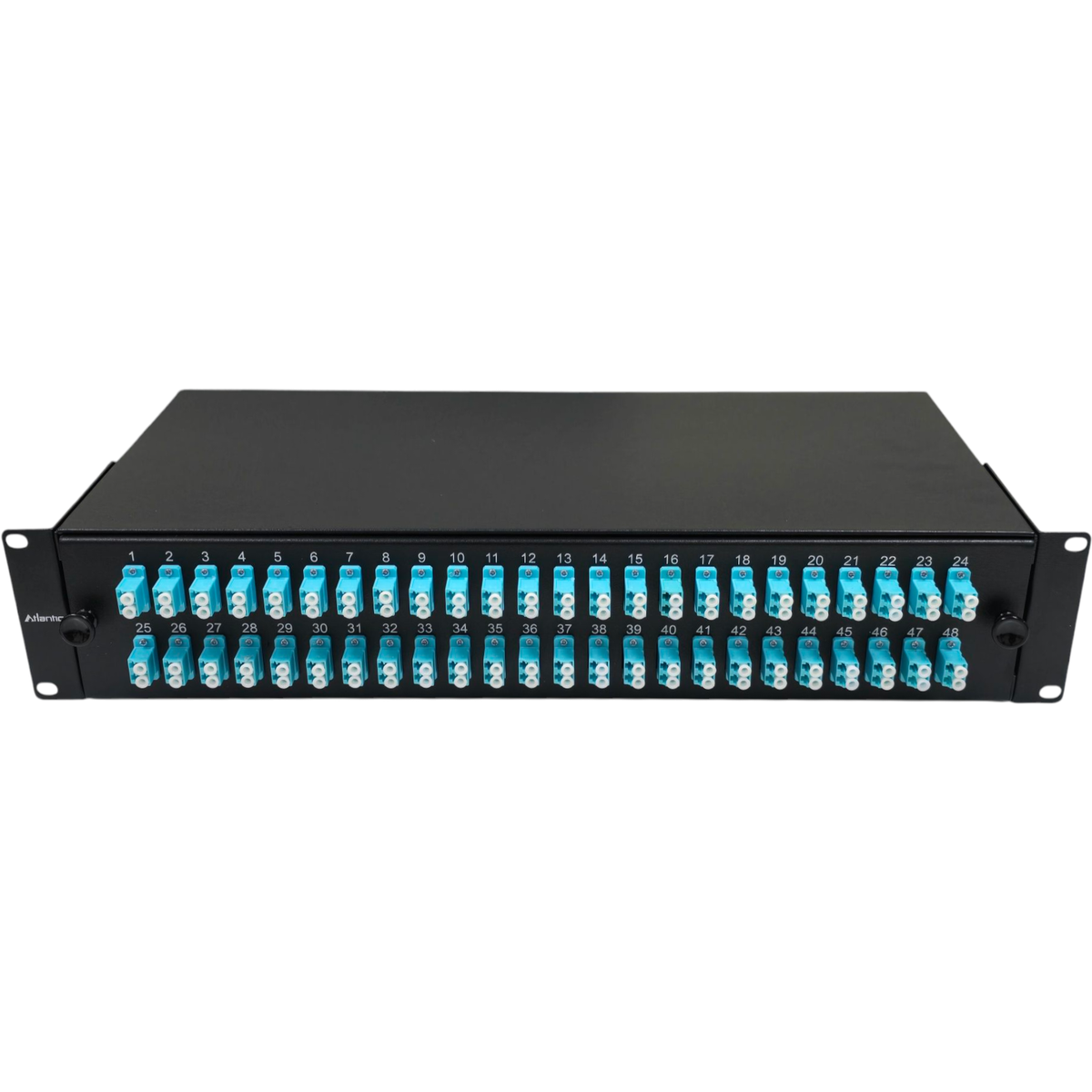 Atlantic 48-Port LC/UPC MM Fiber Patch Panel – 4U Rack Mount, Duplex Adapter, for Data Center, LAN, and Enterprise Multimode Networks