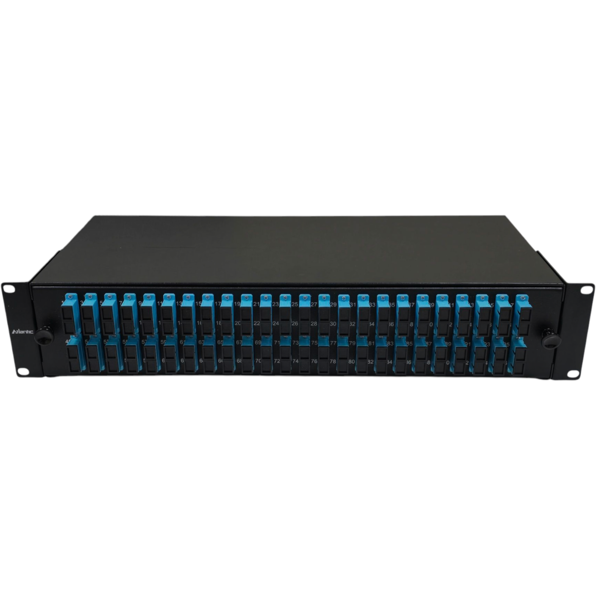 Atlantic 48-Port SC/UPC MM Fiber Patch Panel – 4U Rack Mount, Duplex Adapter, for LAN, Data Centers, and Multimode Telecom Networks
