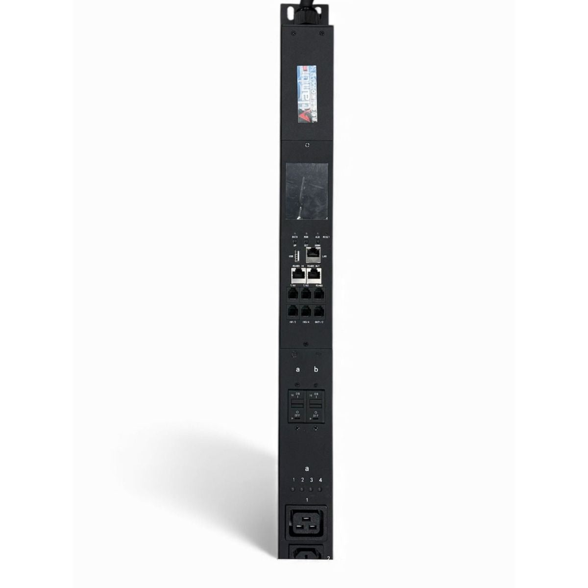 ATLANTIC ATPDU-C18 Smart PDU – 32A 3-Phase, 24+8 Outlets, Metered PDU with LCD, SNMP, Modbus, IEC C13/C19