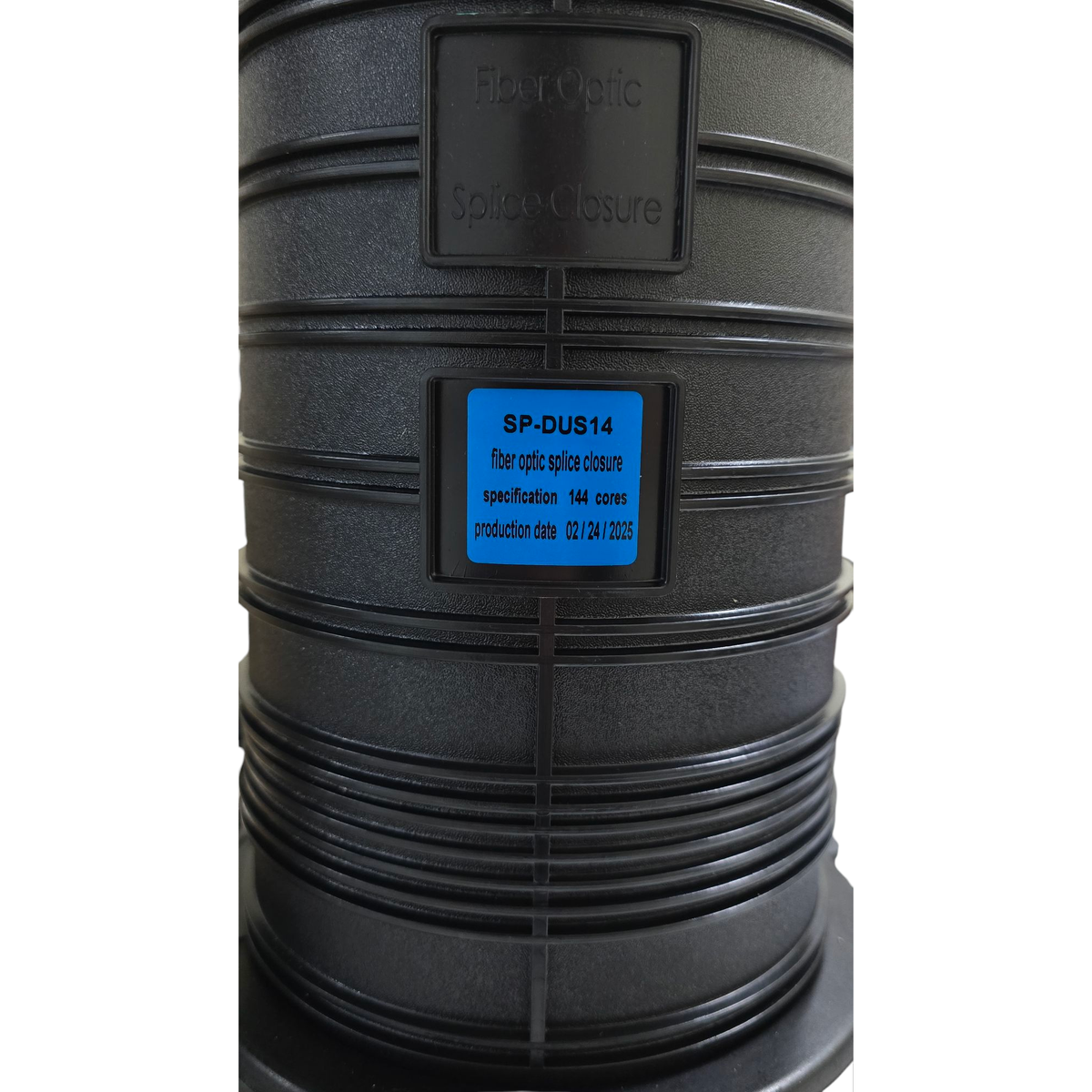 Atlantic SP-DUS14 Dome Fiber Optic Splice Closure, 48–72 Core, 4 Ports, Waterproof UV-Resistant for FTTH Aerial, Wall-Mount, or Underground Installations
