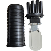 Atlantic SP-HUS28 Horizontal Fiber Optic Splice Closure, Up to 120 Core Capacity, Waterproof, for Aerial, Underground or Pipeline Installations
