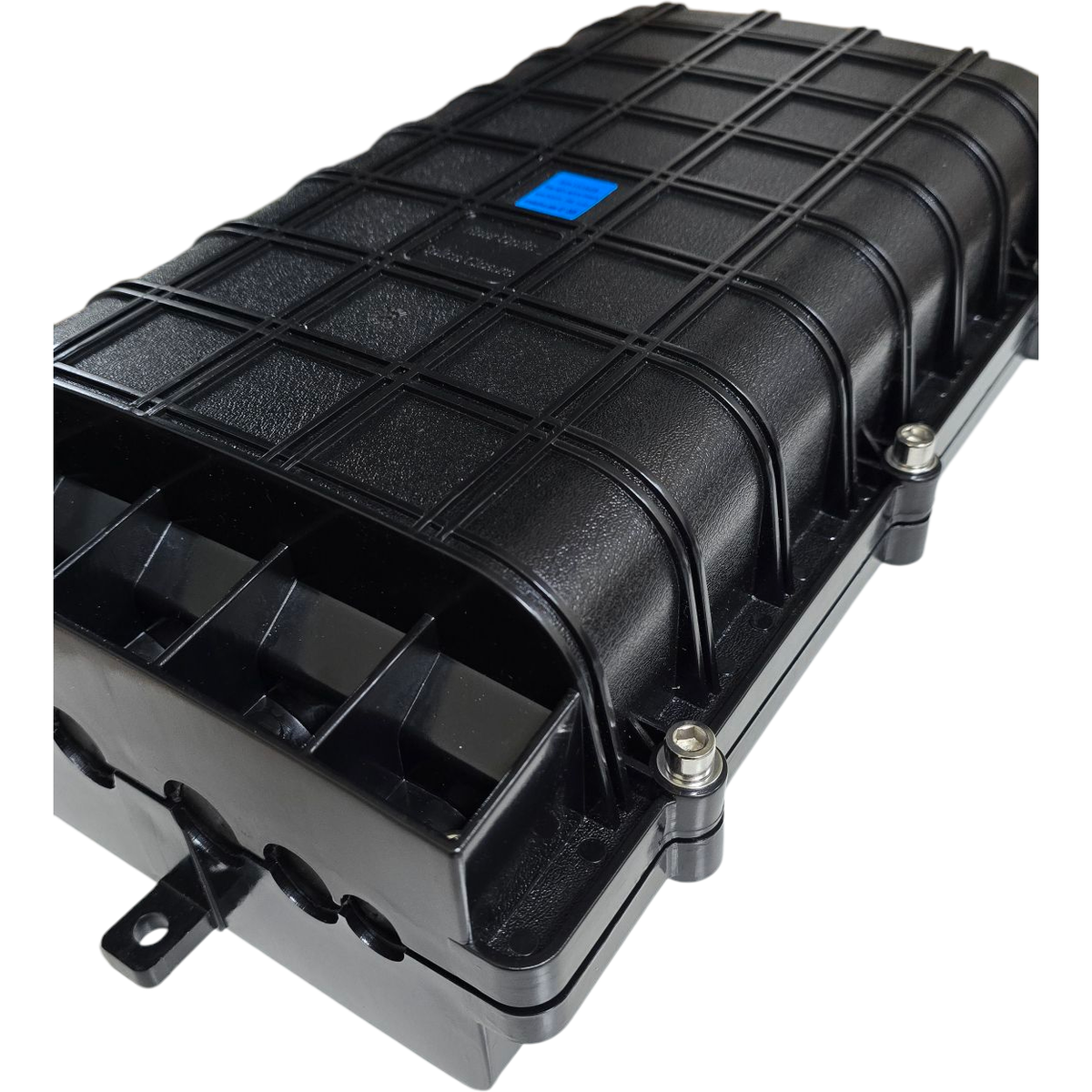 Atlantic SP-HUS48 Fiber Optic Splice Closure, 144–192 Core Capacity, 4–6 Ports, Waterproof & UV-Resistant for FTTH/FTTx Outdoor Installations