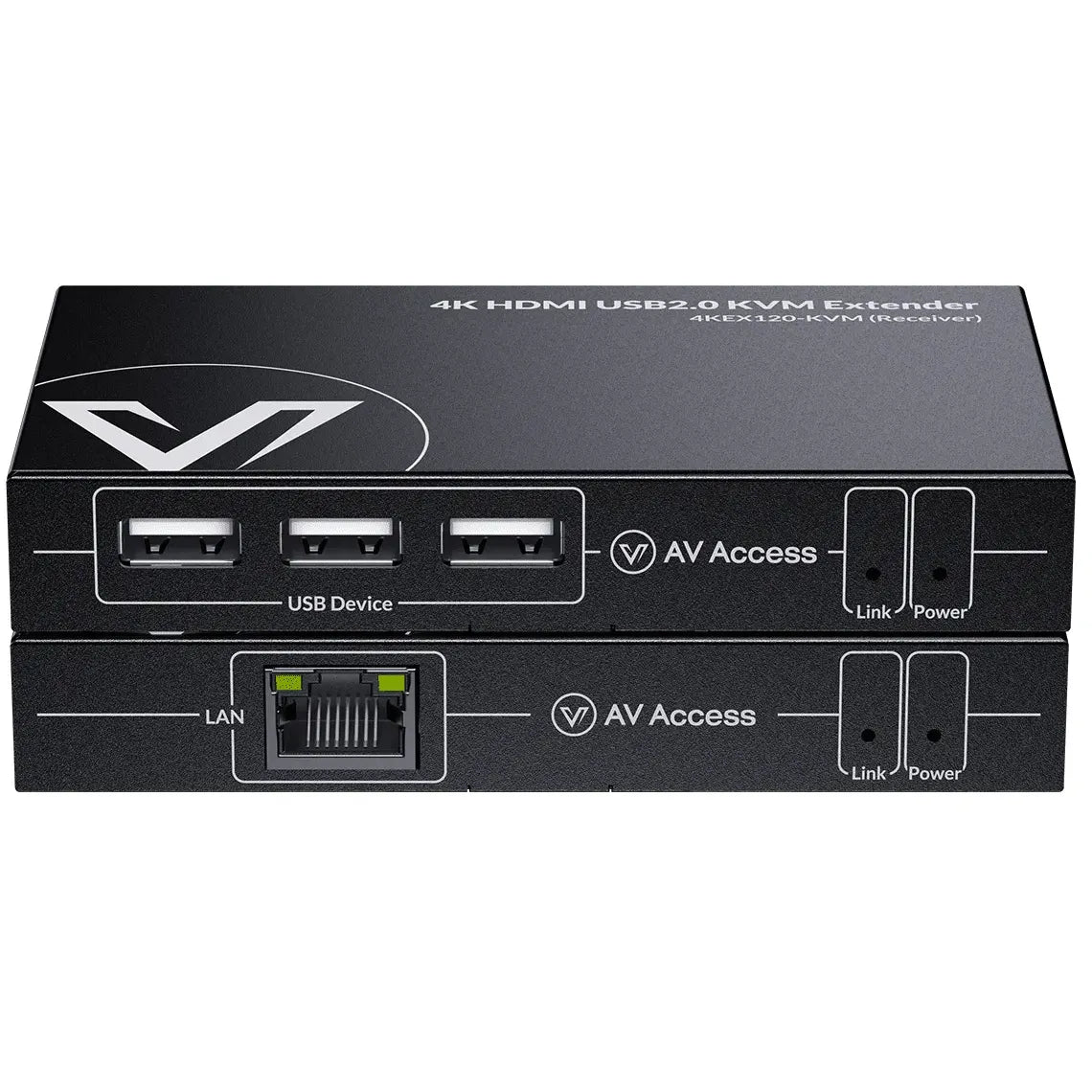 AV Access 4KEX120-KVM 4K HDMI KVM Extender over Cat 5e/6, USB 2.0, 120m