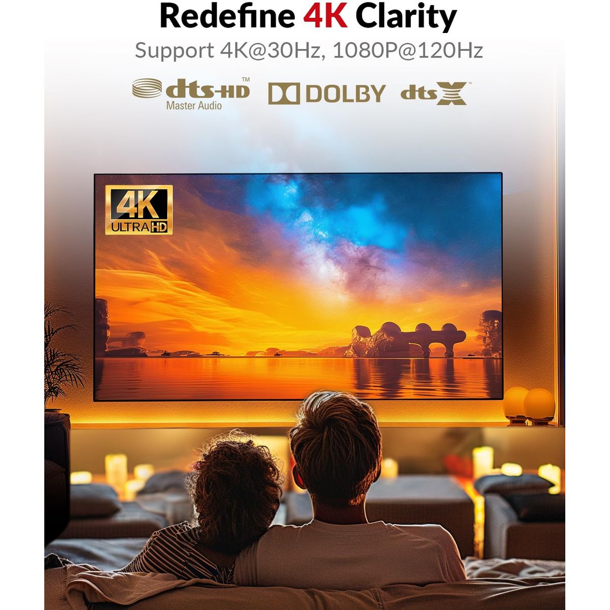 AV Access 4KEX120-KVM 4K HDMI KVM Extender over Cat 5e/6, USB 2.0, 120m
