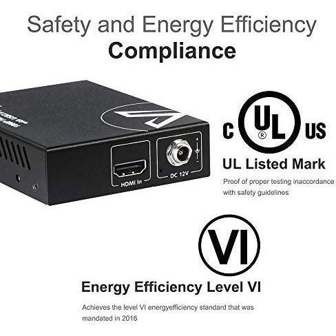 AV ACCESS 1080P HDMI KVM Extender – Zero-Latency 80m/260ft over Cat 5e/6/6a/7, PoE, Dual USB 2.0 Ports for Remote PC Control