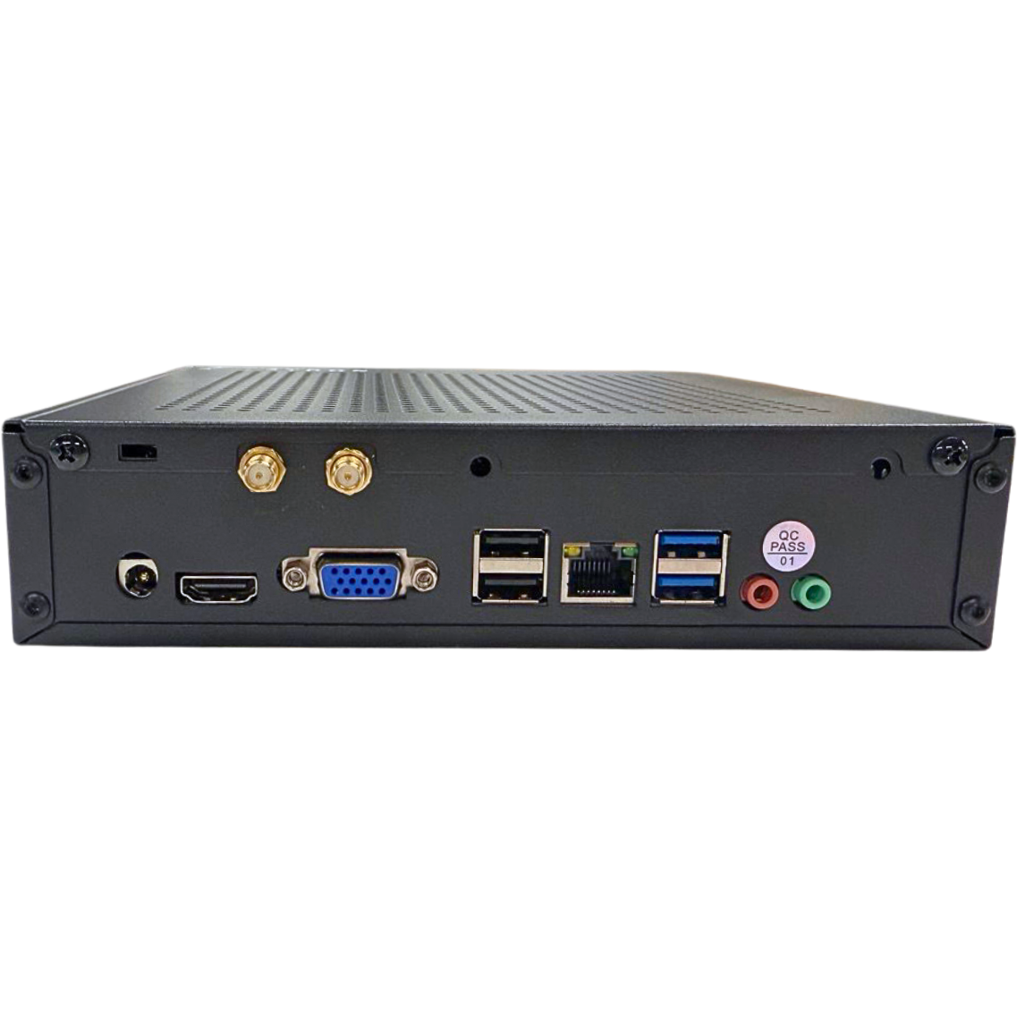 AVetron Mini PC Intel Core i7-1355U، ذاكرة عشوائية 8 جيجابايت DDR4، قرص صلب 256 جيجابايت NVMe SSD، ويندوز 10 برو