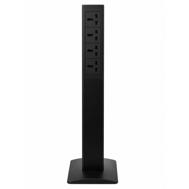 Avetron Single-Sided Columnar Power Socket Tower, 4 Universal Outlets ...