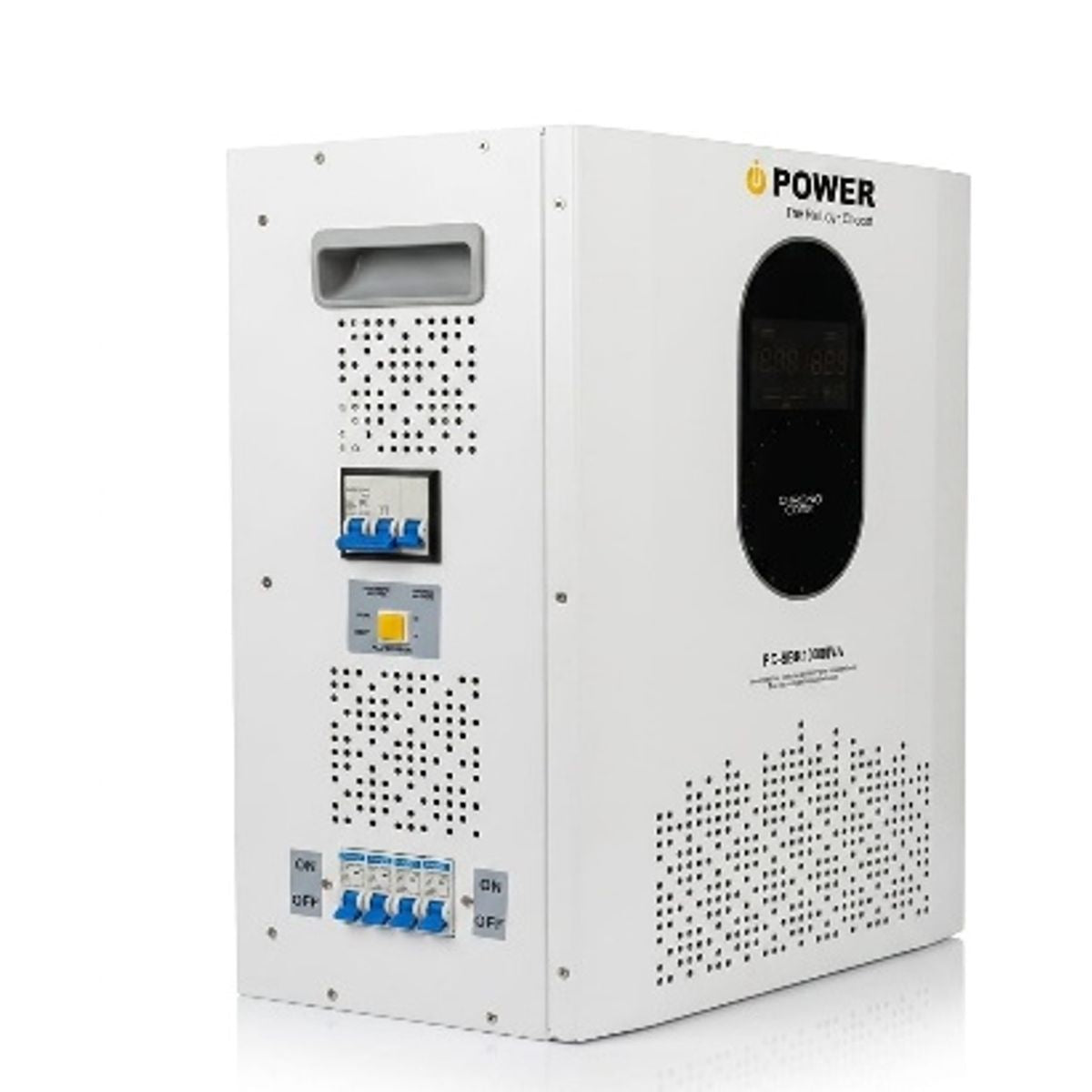 iPower SCR10000VA 10KVA Triac AVR Voltage Stabilizer, Single Phase Automatic Voltage Regulator, 90V-270V Input