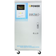 منظم جهد مؤازر iPower SVC 30KVA مع خزانة، منظم جهد تلقائي أحادي الطور بخرج قابل للتعديل 220 فولت