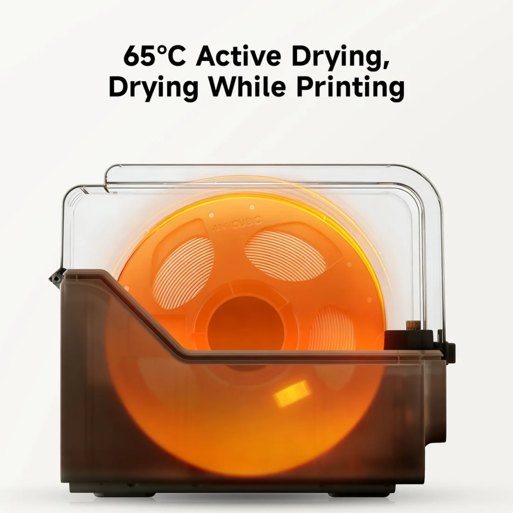 طابعة ثلاثية الأبعاد Anycubic Kobra 4 Combo، 260×260×260 مم، 600 مم/ث، نظام ACE 2 Pro بأربعة ألوان، فوهة بدرجة حرارة 300°C، تسوية تلقائية، كاميرا بالذكاء الاصطناعي