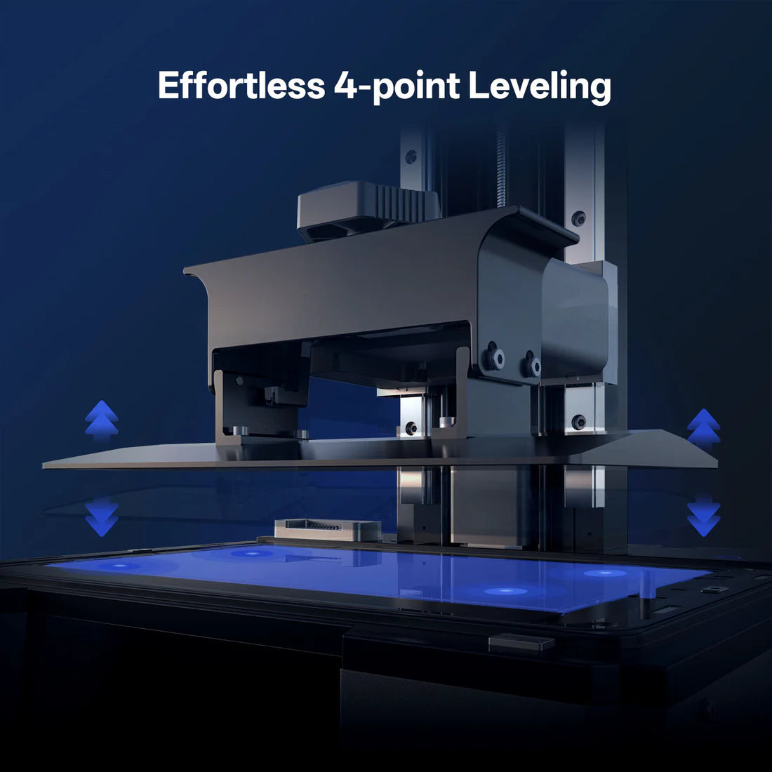 طابعة Anycubic Photon Mono M7 Max ثلاثية الأبعاد بالراتنج بدقة 7K، بحجم بناء كبير 298×164×300mm، وشاشة LCD أحادية اللون بدقة 7K، ودقة XY تبلغ 46μm، وتقنية LightTurbo 3.0، وطباعة MSLA كبيرة الحجم
