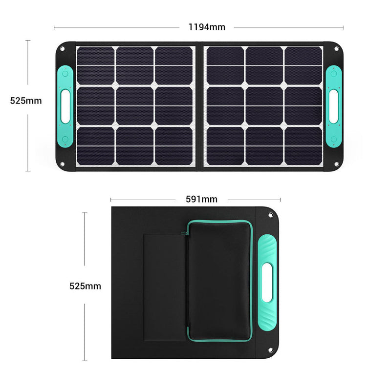 لوحة طاقة شمسية VigorPool 100 واط مع خلايا SunPower