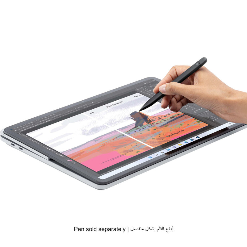 Microsoft Surface Laptop Studio مقاس 14.4 بوصة للأعمال - Core i7-11370H - ذاكرة الوصول العشوائي 32 جيجابايت - SSD 1 تيرابايت - RTX A2000 4 جيجابايت - Win11 Pro