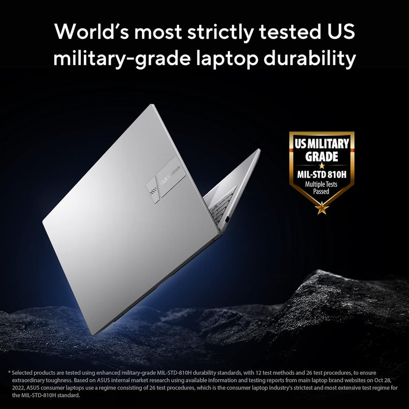 ASUS Vivobook Laptop X1504VA-NJ477 - Core i5-1335U - 8GB RAM - 512GB SSD - Shared - DOS (Cool Silver)