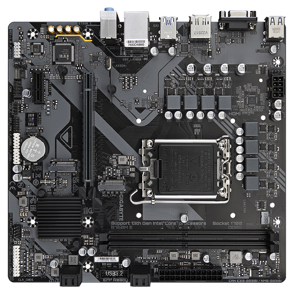 اللوحة الأم Gigabyte B760M E DDR5 LGA 1700