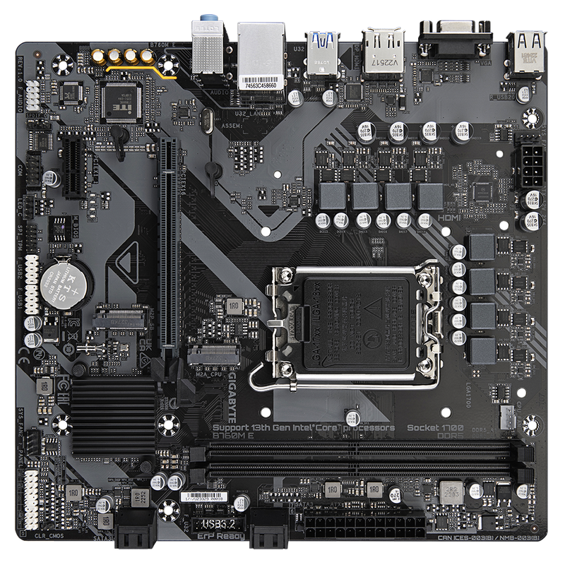 Gigabyte B760M E DDR5 LGA 1700  Motherboard