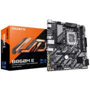 لوحة أم Gigabyte B860M E mATX - LGA 1851 (Intel Core Ultra 2)، DDR5 حتى 9,066 MT/s OC، PCIe 5.0 و PCIe 4.0 M.2، 2.5 GbE، HDMI/DP