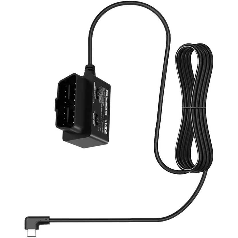 كابل طاقة كاميرا السيارة BOTSLAB من مجموعة OBD، محول مراقبة الركن OBD-II، مزوّد طاقة للتوصيل والتشغيل لكاميرات السيارة المتوافقة من BOTSLAB