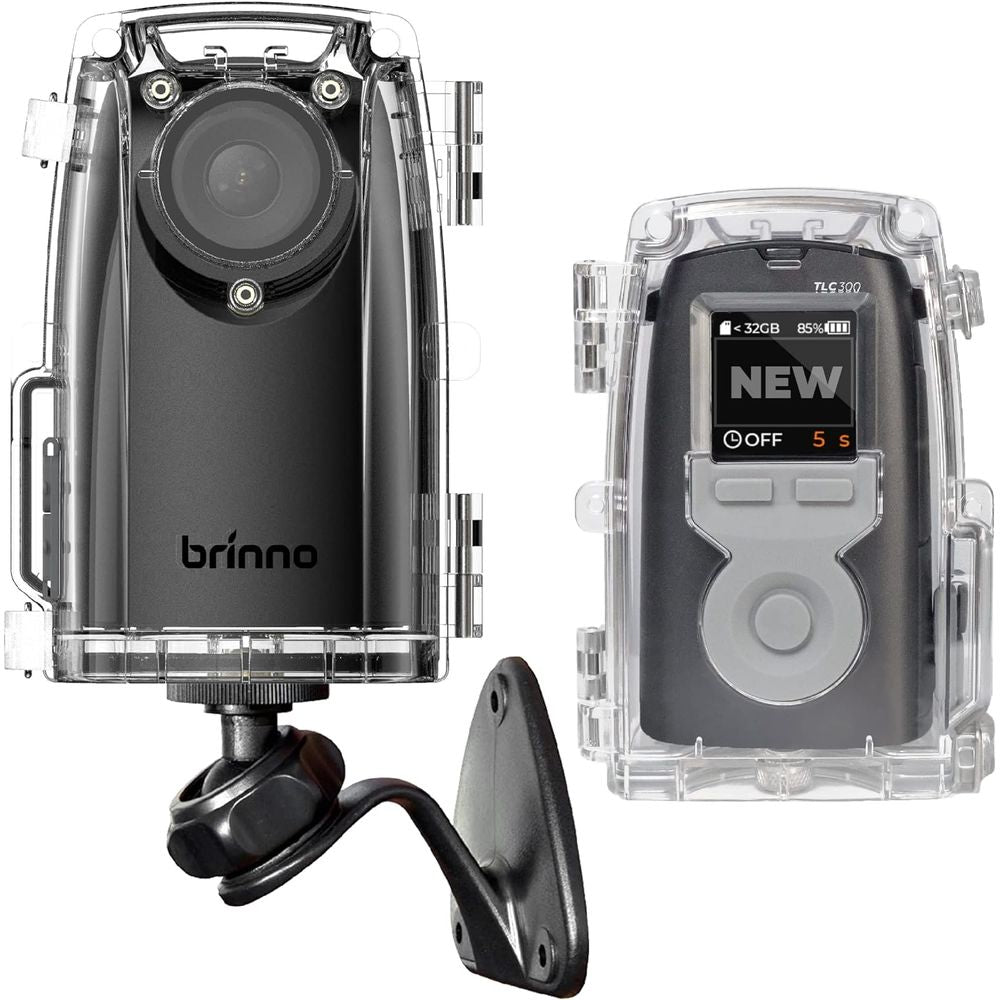 Brinno BCC300-M Time Lapse Camera Bundle – TLC300 1080p HDR Camera, Waterproof Housing, Wall Mount, 100-Day Battery Life, 118° Field of View