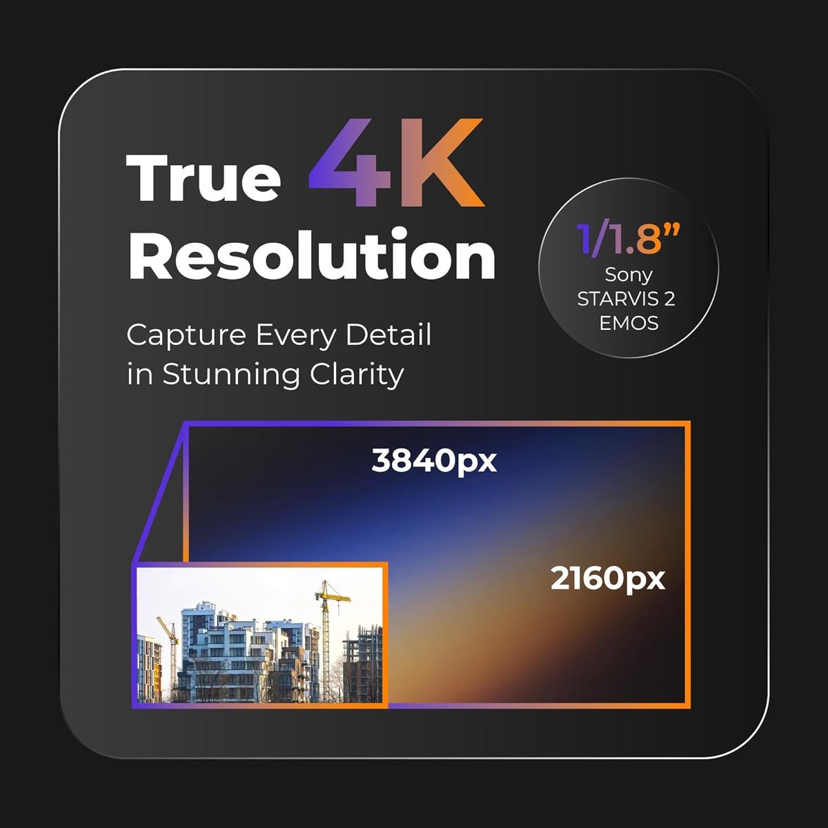Brinno BCC5000 Wi-Fi 4K HDR Time Lapse Camera Bundle with IPX5 Housing, Mount, and Power Kit for Long-Term Construction Projects