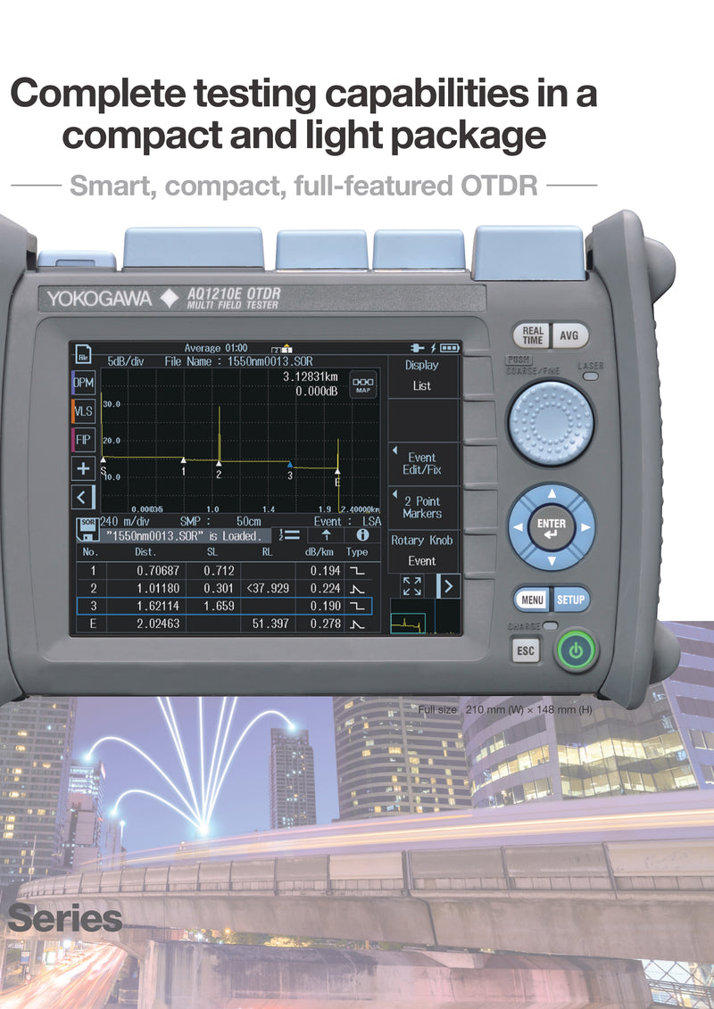 يوكوجاوا AQ1210A جهاز اختبار OTDR