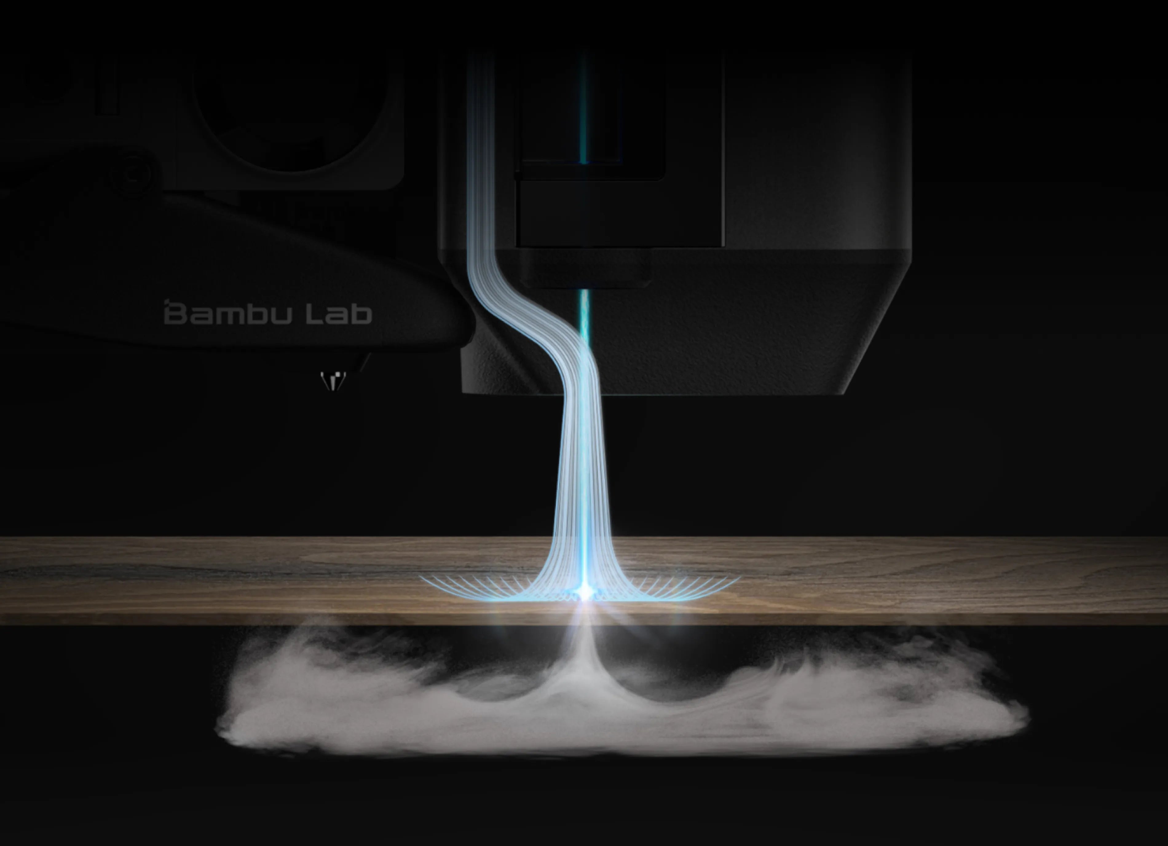 Bambu Lab H2S Laser Full Combo 3D Printer , High-Speed FDM Printing , Laser Engraving & Cutting , 65°C Heated Chamber , AI Vision System , Professional All-in-One Manufacturing System