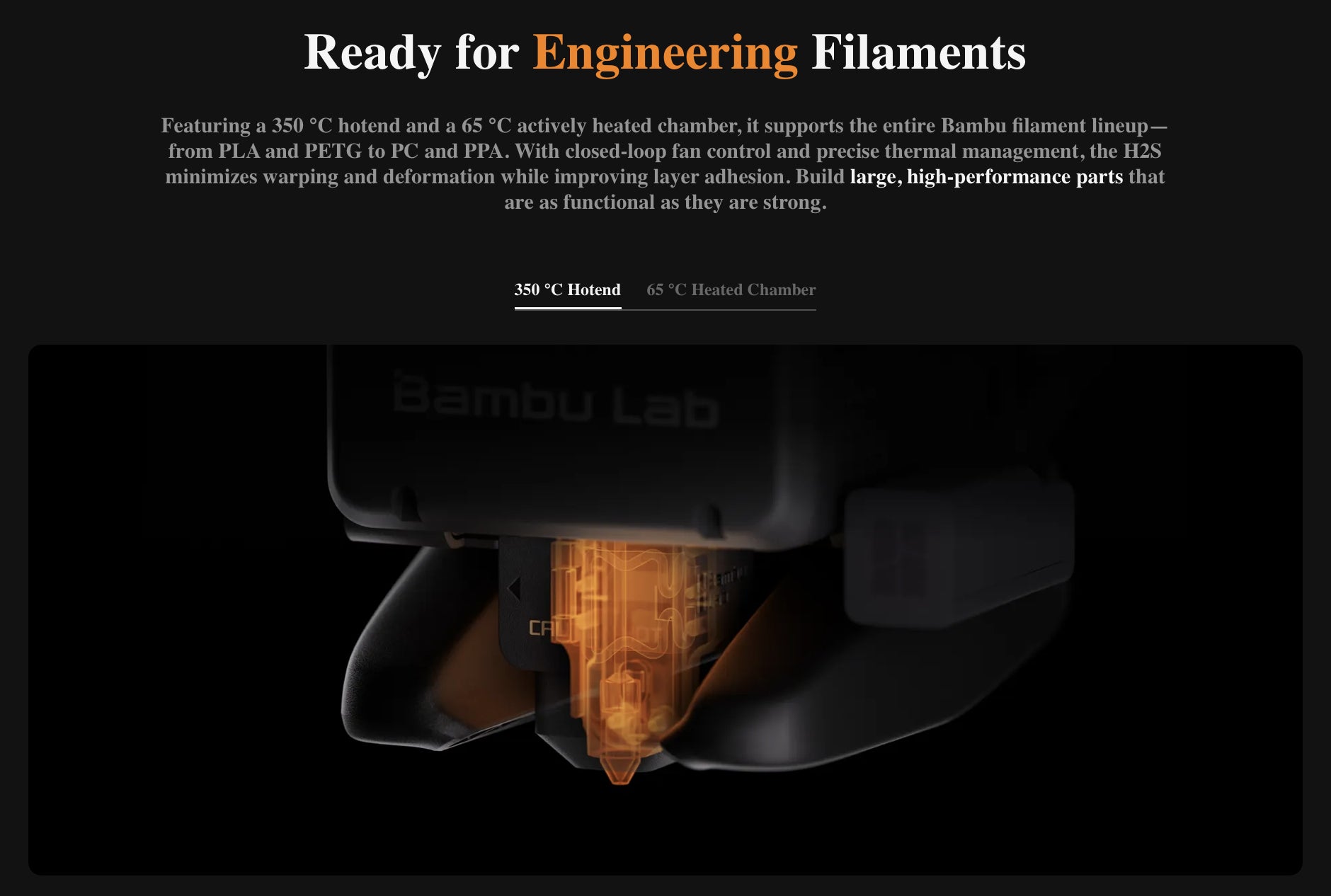 Bambu Lab H2S Laser Full Combo 3D Printer , High-Speed FDM Printing , Laser Engraving & Cutting , 65°C Heated Chamber , AI Vision System , Professional All-in-One Manufacturing System