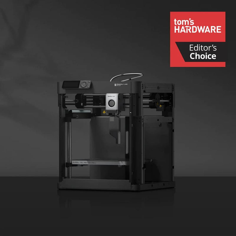 Bambu Lab P1P 3D Printer – 256×256×256mm Build Volume, 500mm/s Speed, All-Metal Hotend, AMS Compatible, Customizable Panels