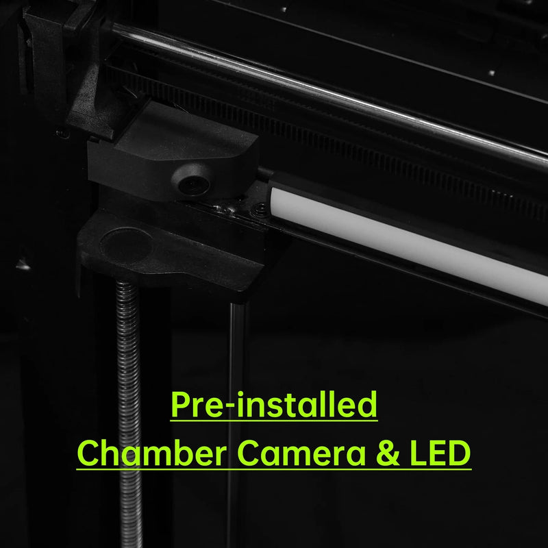 Bambu Lab P1P 3D Printer – 256×256×256mm Build Volume, 500mm/s Speed, All-Metal Hotend, AMS Compatible, Customizable Panels