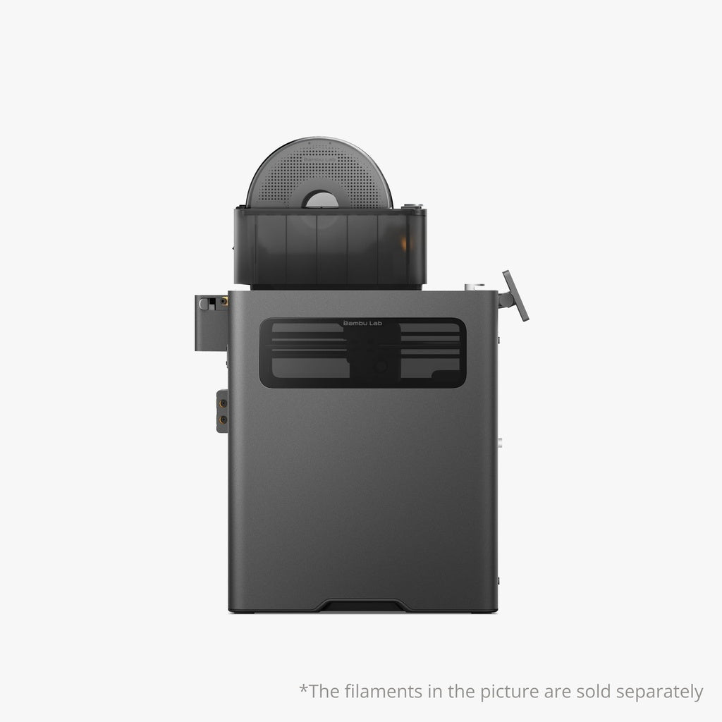 Bambu Lab X2D Combo 3D Printer with AMS – Dual-Nozzle Extrusion, 256 × 256 × 260 mm Build Volume, 300°C Hotend, 65°C Active Heated Chamber, AI Monitoring, Multi-Color & Multi-Material Printing