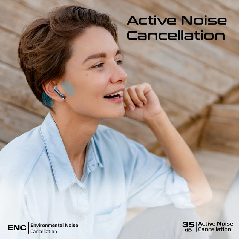 Promate Baton High-Definition Hybrid ANC TWS Earbuds with IntelliTouch