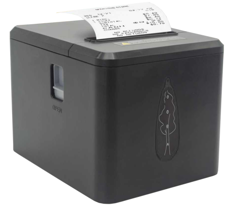 Birch CV2 80mm Thermal Receipt Printer – 300mm/s Print Speed, Auto-Cutter, USB & LAN Interfaces, 128K Buffer, 256K NV Flash, Compact Design