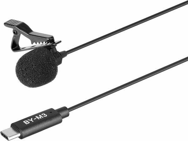 Boya by-M3 - Lavalier Mic for Android Device, Black