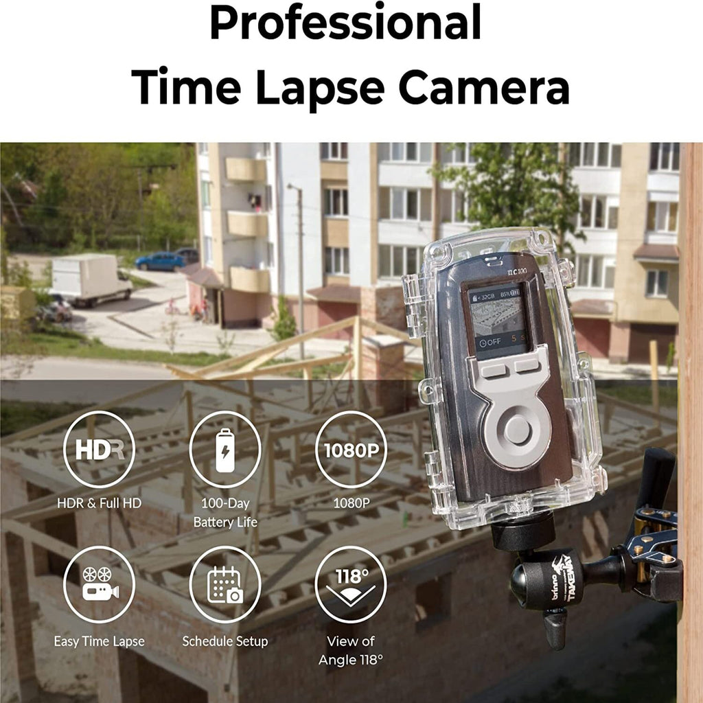 Fotocamera Timelapse Brinno TLC300 - 1080P HDR, 118° FOV, Batteria Lunga Durata - Foto 11