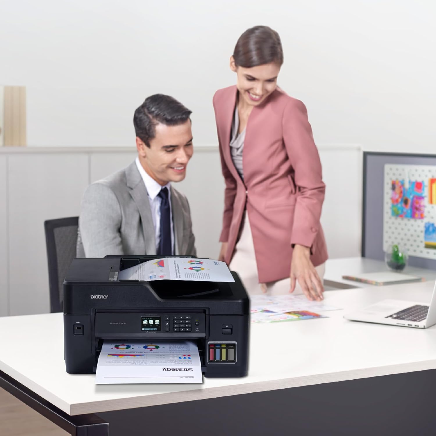 Brother MFC-T4500DW A3 All-in-One Inktank Refill System Printer with Wi-Fi and Auto Duplex Printing
