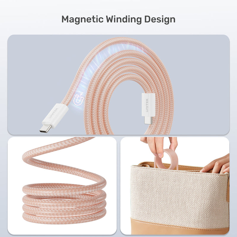 Unitek 100W Magnetic USB-C Cable