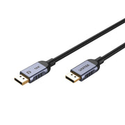 UNITEK DisplayPort 2.1 Cable - 1.5M  – 16K@60Hz -  8K@120Hz - 4K@240Hz - 80Gbps - DSC 1.2a - Dynamic HDR - 32-bit Audio - Aluminium Alloy